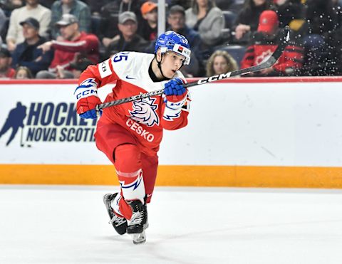 HALIFAX, CANADA – DECEMBER 31: Jiri Kulich #25 of Team Czechia skates during the first period against Team Germany in the 2023 IIHF World Junior Championship at Scotiabank Centre on December 31, 2022 in Halifax, Nova Scotia, Canada. Team Czechia defeated Team Germany 8-1. (Photo by Minas Panagiotakis/Getty Images)