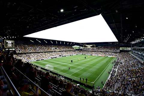 COLUMBUS, OHIO – JULY 03: A general view prior to the inaugural game at Lower.com Field between the Columbus Crew and New England Revolution on July 03, 2021 in Columbus, Ohio. (Photo by Emilee Chinn/Getty Images)