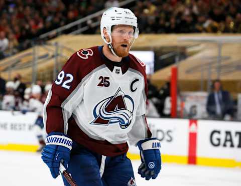 LAS VEGAS, NEVADA – JUNE 04: Gabriel Landeskog #92 of the Colorado Avalanche  (Photo by Ethan Miller/Getty Images)