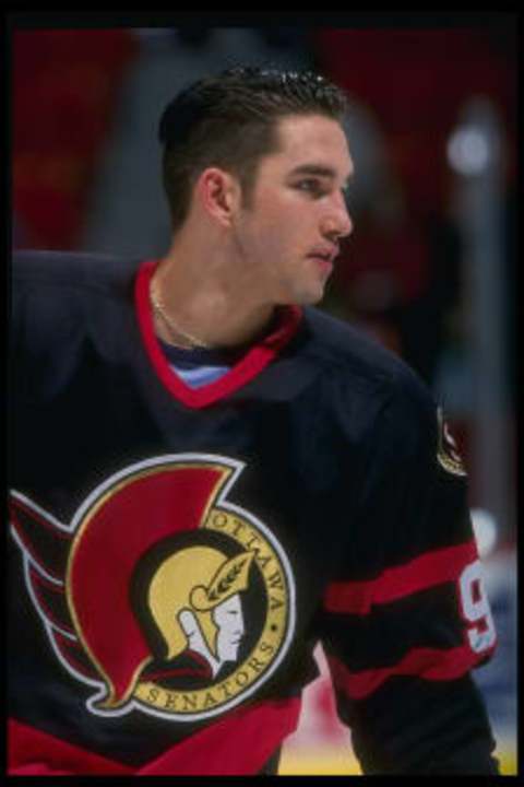 1993-1994: Center Alexandre Daigle of the Ottawa Senators. Mandatory Credit: Robert Laberge /Allsport