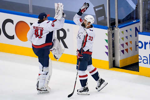 Vitek Vanecek, Washington Capitals Mandatory Credit: John E. Sokolowski-USA TODAY Sports