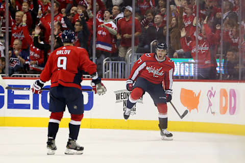 T.J. Oshie, Washington Capitals (Photo by Will Newton/Getty Images)