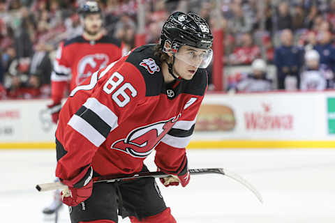 New Jersey Devils center Jack Hughes (86): Vincent Carchietta-USA TODAY Sports