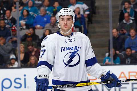 SAN JOSE, CA – JANUARY 19: Jonathan Drouin (Photo by Rocky W. Widner/NHL/Getty Images)