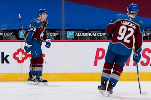 Colorado Avalanche center Nathan MacKinnon (29). Mandatory Credit: Isaiah J. Downing-USA TODAY Sports