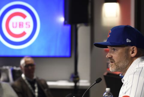 David Ross, new manager of the Chicago Cubs (Photo by David Banks/Getty Images)