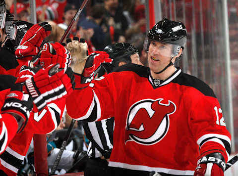 Brian Rolston #12 of the New Jersey Devils. (Photo by Paul Bereswill/Getty Images)