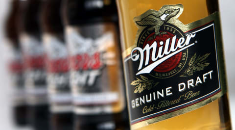 Stock photo of SABMiller beer Miller and Coors Light. (Photo by David Jones/PA Images via Getty Images)