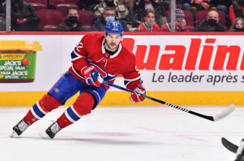 MONTREAL, QC – DECEMBER 09: Jonathan Drouin #92 of the Montreal Canadiens December 9, 2021 in Montreal, Canada.  (Photo by Minas Panagiotakis/Getty Images)