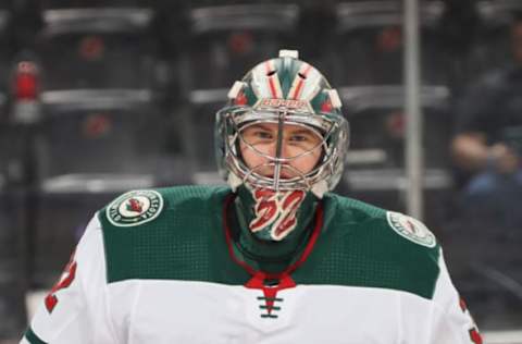 Minnesota Wild, Alex Stalock #32. (Photo by Bruce Bennett/Getty Images)