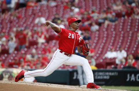 CINCINNATI, OH – JULY 01: Raisel Iglesias #26 of the Cincinnati Reds pitches during a game against the Milwaukee Brewers at Great American Ball Park on July 1, 2018 in Cincinnati, Ohio. The Reds won 8-2. (Photo by Joe Robbins/Getty Images)