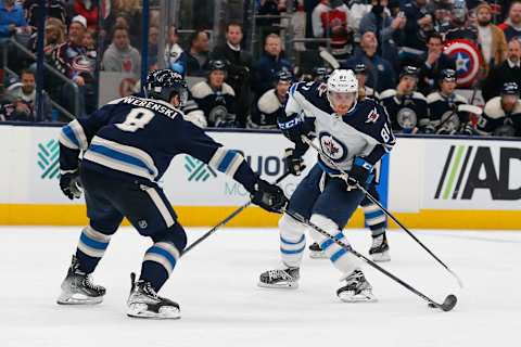 Winnipeg Jets, Kyle Connor, #81, (Mandatory Credit: Russell LaBounty-USA TODAY Sports)