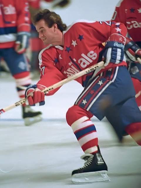 Dave Christian, Washington Capitals (Photo by Graig Abel/Getty Images)