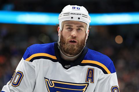 Ryan O’Reilly #90 of the St. Louis Blues. (Photo by Sean M. Haffey/Getty Images)