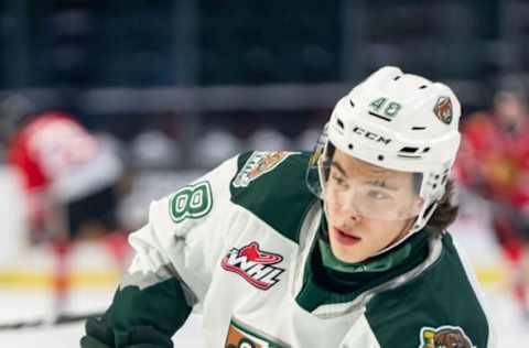 Everett Silvertips defenseman Olen Zellweger  (Photo by Christopher Mast/Getty Images)