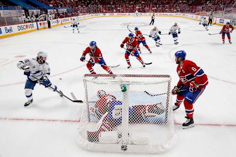 Carey Price #31 of the Montreal Canadiens. (Photo by Bruce Bennett/Getty Images)