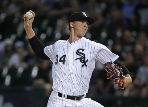 CHICAGO, IL – SEPTEMBER 05: Starting pitcher Michael Kopech #34 of the Chicago White Sox delivers the ball against the Detroit Tigers at Guaranteed Rate Field on September 5, 2018 in Chicago, Illinois. (Photo by Jonathan Daniel/Getty Images)