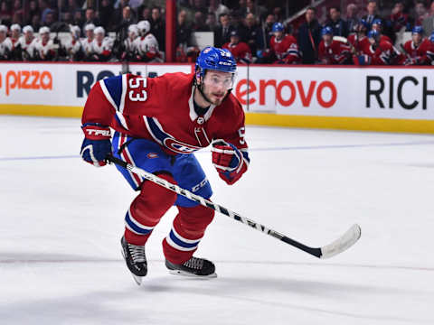 Victor Mete #53 of the Montreal Canadiens (Photo by Minas Panagiotakis/Getty Images)