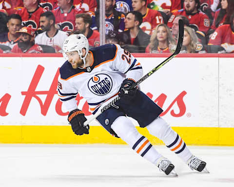 Edmonton Oilers, Leon Draisaitl #29. (Photo by Derek Leung/Getty Images)