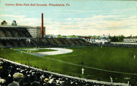 Shibe Park in 1910 when it was a new stadium. Photo by Mark Rucker/Transcendental Graphics/Getty Images.