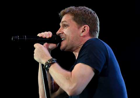 July 22, 2016; West Palm Beach, FL, USA; Rob Thomas performs at the Perfect Vodka Amphitheatre. Mandatory Credit: Ron Elkman/USA TODAY NETWORK