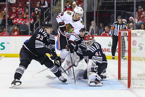 Chicago Blackhawks center Andreas Athanasiou (89): Ed Mulholland-USA TODAY Sports