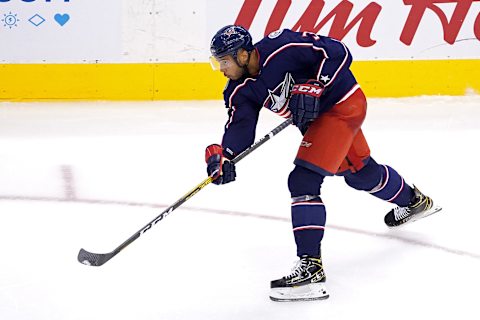 Seth Jones #3 of the Columbus Blue Jackets. (Photo by Andre Ringuette/Freestyle Photo/Getty Images)