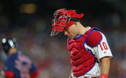 J.T. Realmuto of the Philadelphia Phillies. (Photo by Rich Schultz/Getty Images)