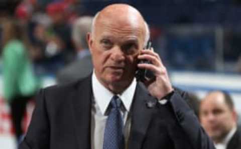 BUFFALO, NY – JUNE 25: General manager Lou Lamoriello of the Toronto Maple Leafs attends the 2016 NHL Draft at First Niagara Center on June 25, 2016 in Buffalo, New York. (Photo by Dave Sandford/NHLI via Getty Images)