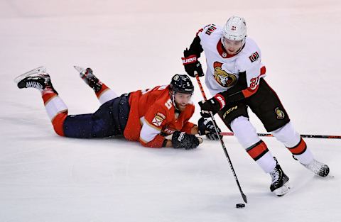 Ottawa Senators center Logan Brown (21) Mandatory Credit: Jasen Vinlove-USA TODAY Sports