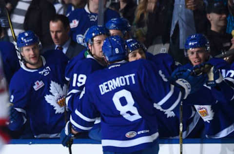 TORONTO, ON – APRIL 28: Travis Dermott