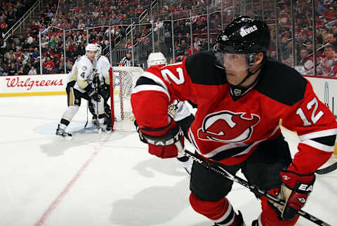 Brian Rolston #12 of the New Jersey Devils. (Photo by Bruce Bennett/Getty Images)