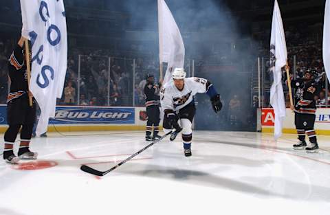 Chris Simon, Washington Capitals (Photo by Mitchell Layton/Getty Images/NHLI)