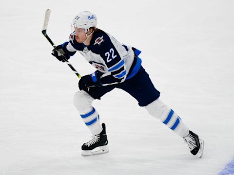 Winnipeg Jets, Mason Appleton (22). Mandatory Credit: John E. Sokolowski-USA TODAY Sports