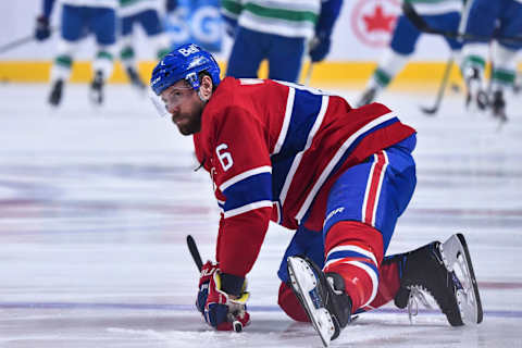 Shea Weber #6 of the Montreal Canadiens. (Photo by Minas Panagiotakis/Getty Images)