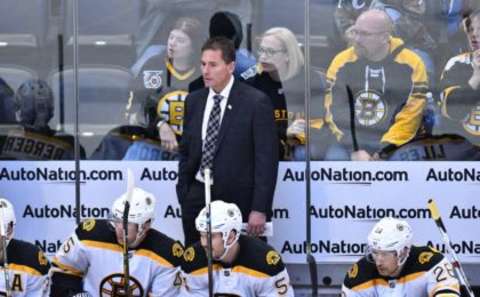 Nov 13, 2016; Denver, CO, USA; Boston Bruins assistant coach 