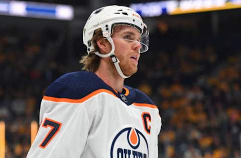 Connor McDavid #97, Edmonton Oilers Mandatory Credit: Christopher Hanewinckel-USA TODAY Sports