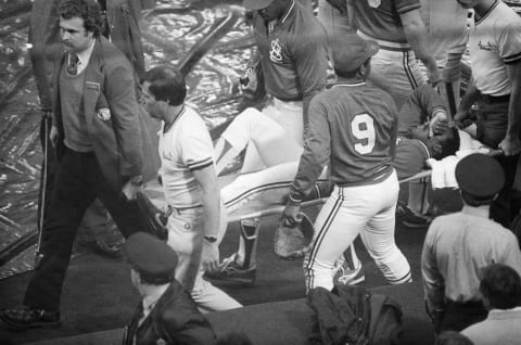 MLB, Vince Coleman injured after being run over by the tarp