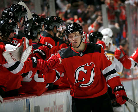 Jesper Bratt – New Jersey Devils (Photo by Paul Bereswill/Getty Images)