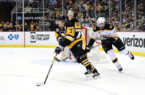 Evgeni Malkin #71, Boston Bruins (Photo by Matt Kincaid/Getty Images)