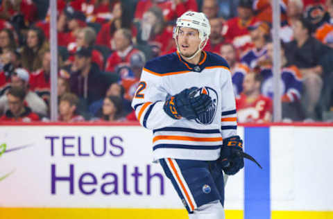 Edmonton Oilers Tyson Barrie, #22. Mandatory Credit: Sergei Belski-USA TODAY Sports