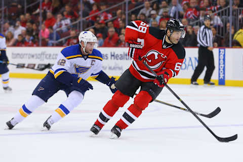 New Jersey Devils right wing Jaromir Jagr (68): Ed Mulholland-USA TODAY Sports