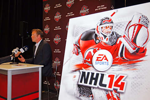 New Jersey Devils goaltender Martin Brodeur: Ed Mulholland-USA TODAY Sports