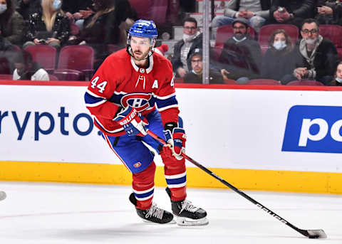 MONTREAL, QC – MARCH 24: Joel Edmundson #44 of the Montreal Canadiens (Photo by Minas Panagiotakis/Getty Images)