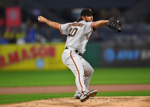 Based on his first-half, Bumgarner’s value will rise or fall. Photo by J. Sargent/Getty Images.