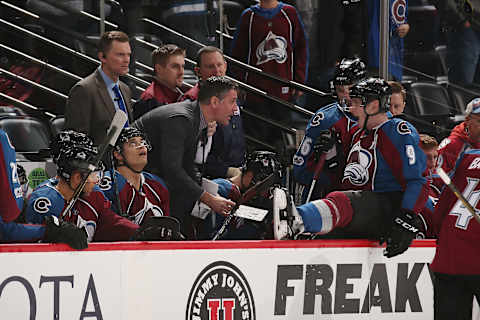 DENVER, CO – JANUARY 06: Head coach Jared Bednar and Matt Duchene