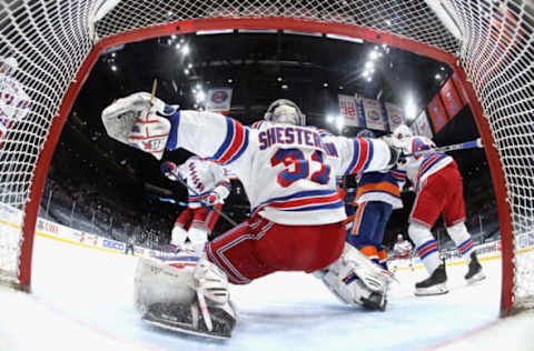 Igor Shesterkin #31, New York Rangers (Photo by Bruce Bennett/Getty Images)