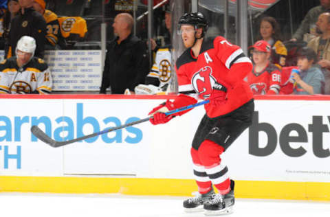 Dougie Hamilton #7, New Jersey Devils (Photo by Rich Graessle/Getty Images)