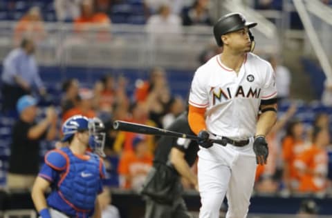 MIAMI, FL – SEPTEMBER 20: Giancarlo Stanton