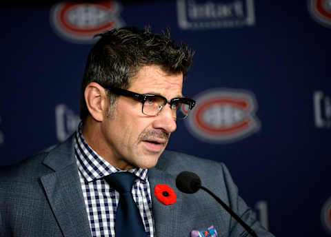 Nov 11, 2014; Montreal, Quebec, CAN; Montreal Canadiens general manager Marc Bergevin Mandatory Credit: Eric Bolte-USA TODAY Sports